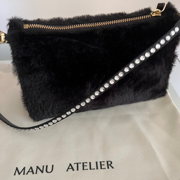 MANU ATELIER Black Mini Prism Bag - Picture 7 of 10